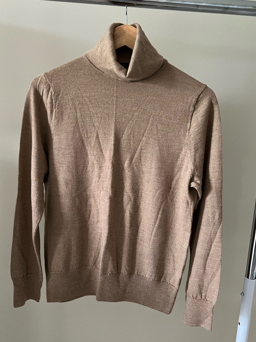 2 J.Crew merino wool turtleneck sweaters